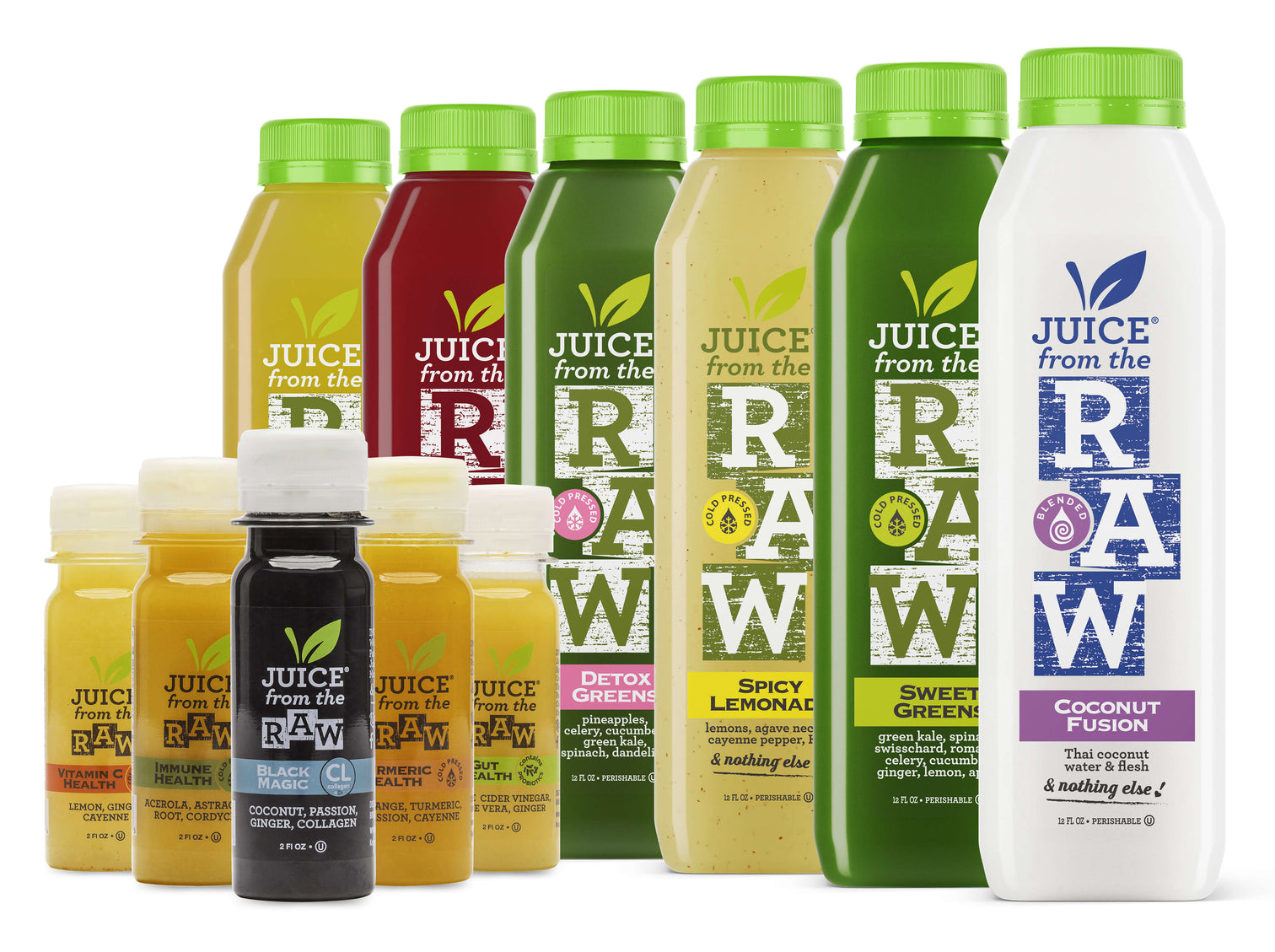 3Day Cleanse 18 Pack + 10 Shots 3 Day Juice Cleanse + Shots