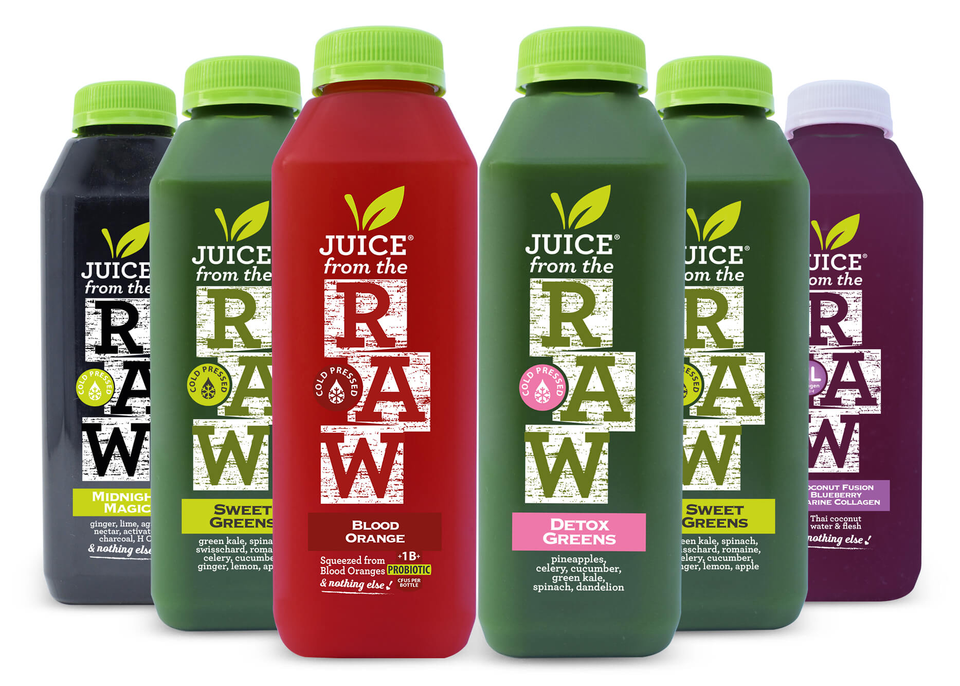 2Day 12 Pack 3 Day Collagen Infused Juice Cleanse Juice From the