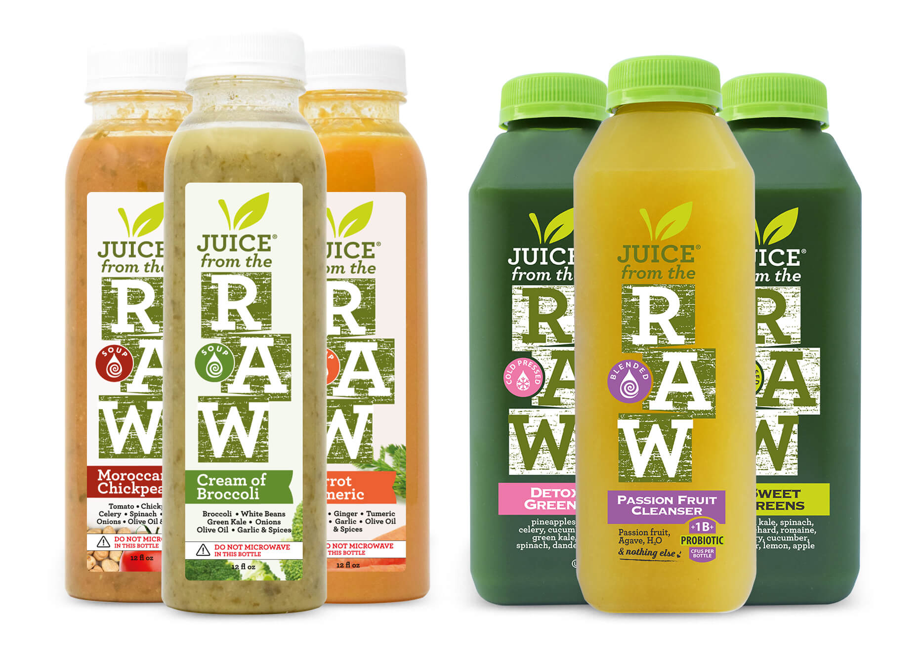 Soup & Juice Cleanse ColdPressed & RAW Juice From the RAW® Juice